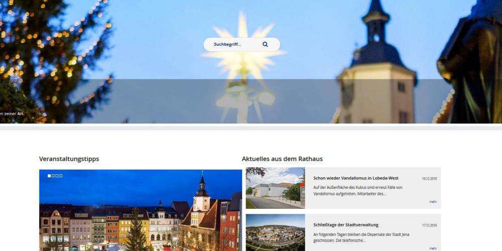 Screenshot von jena.de