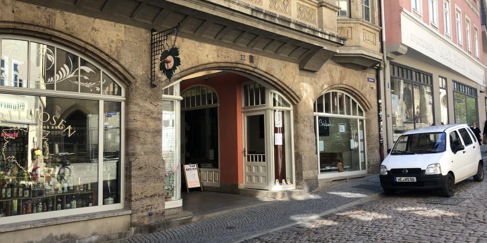 Ein Toreingang eines Hauses