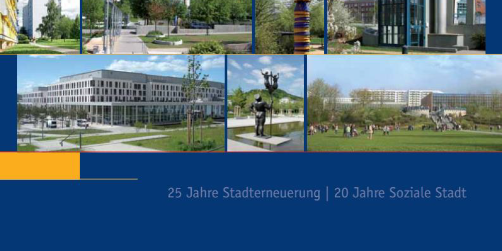 Cover der Broschüre mit Bildern von Lobeda