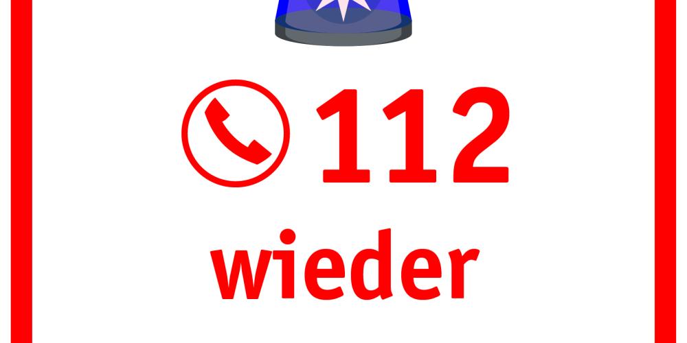 112 wieder erreichbar