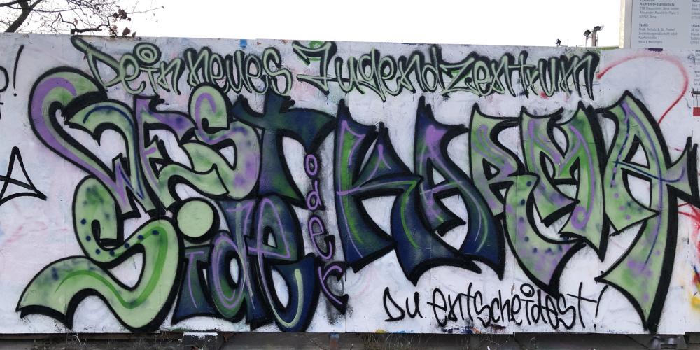 Ein künstlerisches Graffiti