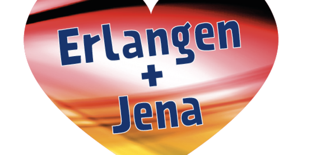Ein Herz mit Erlangen und Jena