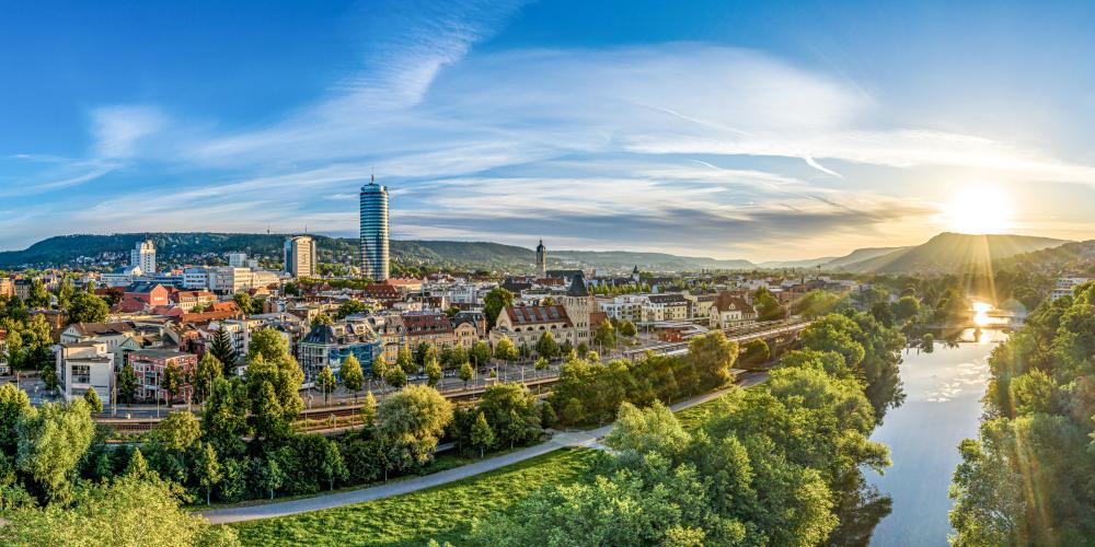 Panoramabild von Jena