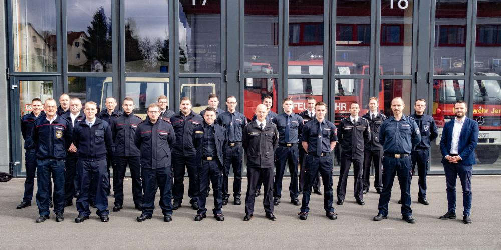 Eine Gruppe von Feuerwehrmännern