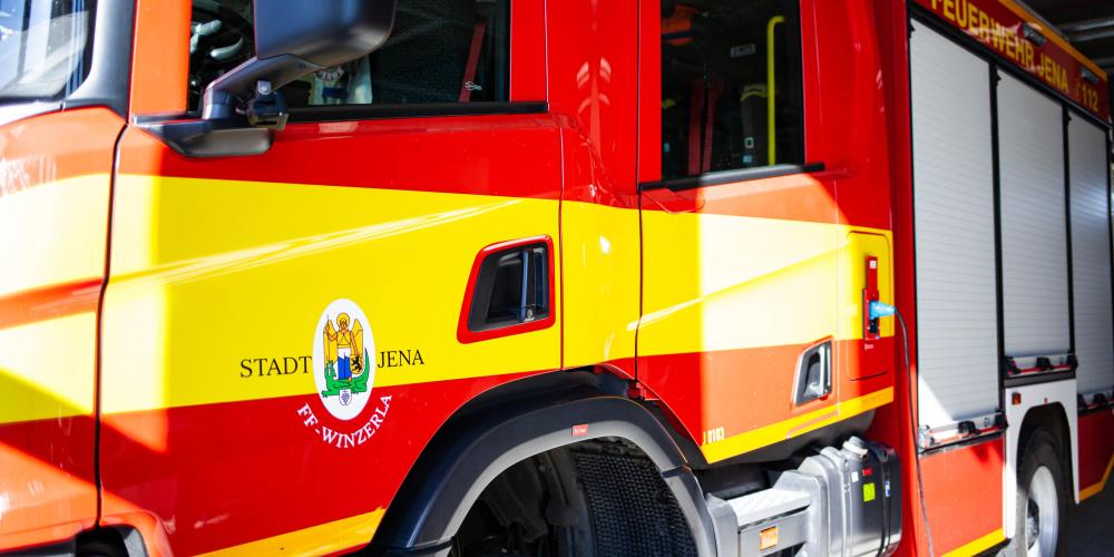 Feuerwehrauto der Berufsfeuerwehr Jena