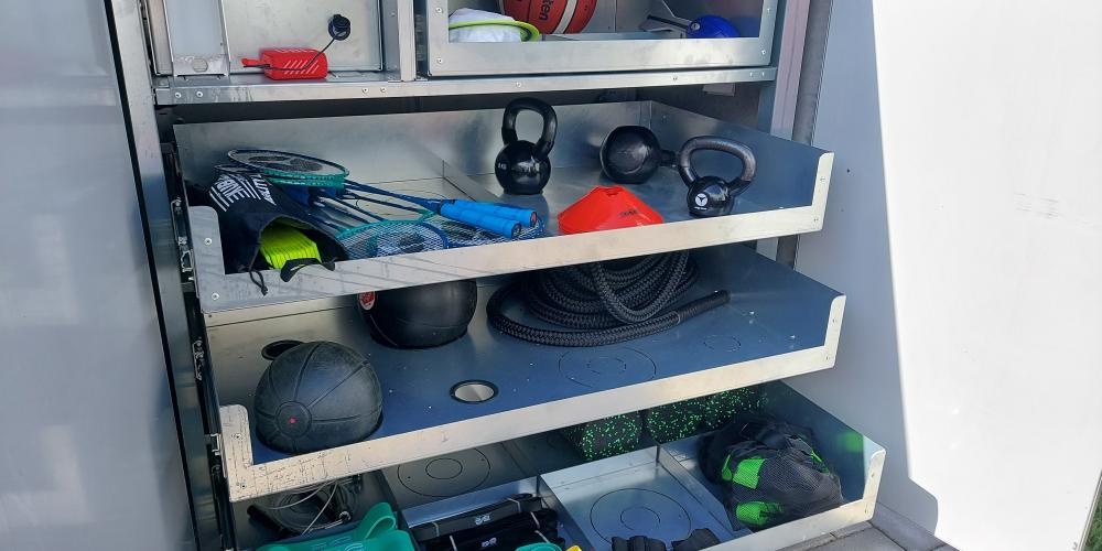 Sportequipment der Sportbox bietet eine breite Auswahl