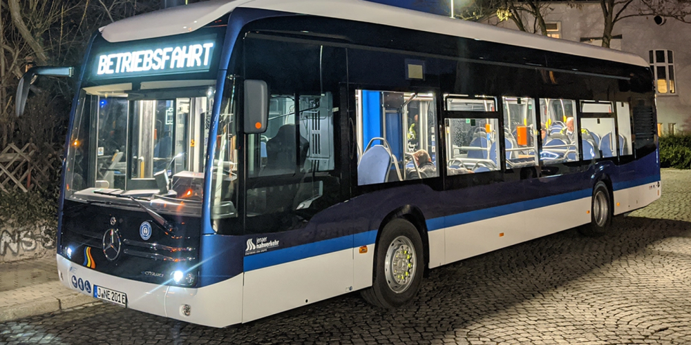 Bus des Jenaer Nahverkehrs
