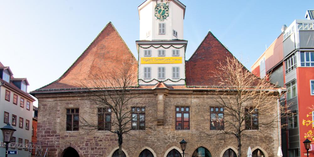 Das historische Rathaus in Jena