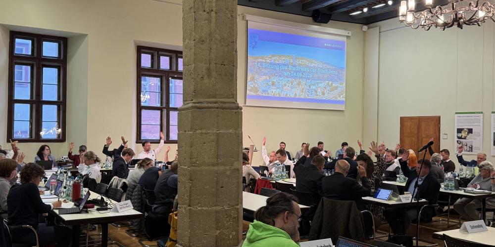 Blick in den Sitzungssaal