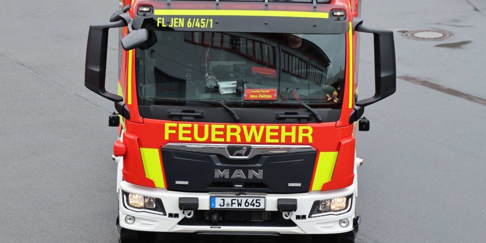 Feuerwehrauto von vorne
