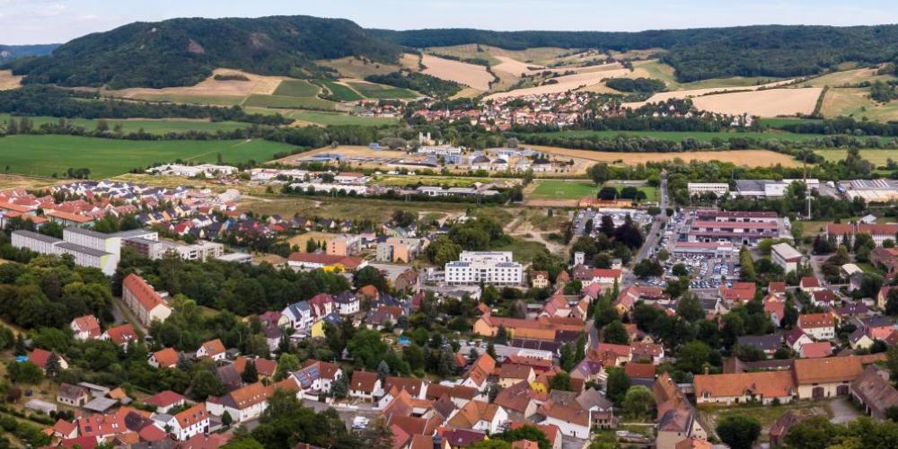 Blick auf den Ortsteil Zwätzen