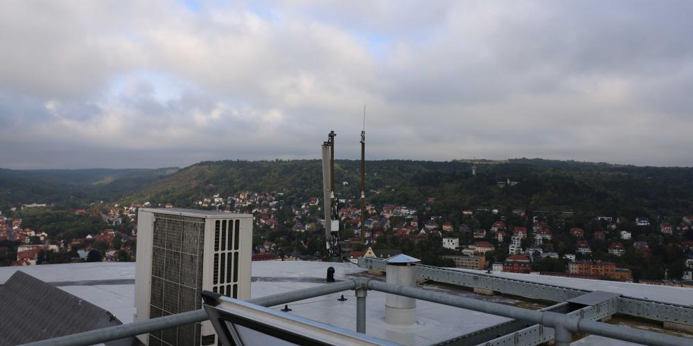 Blick auf Jena vom JenTower