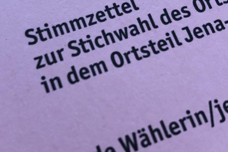 Ein Stimmzettel