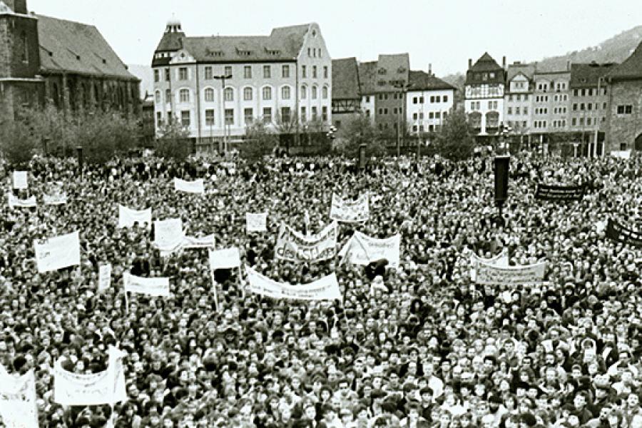 Eine große Demonstration