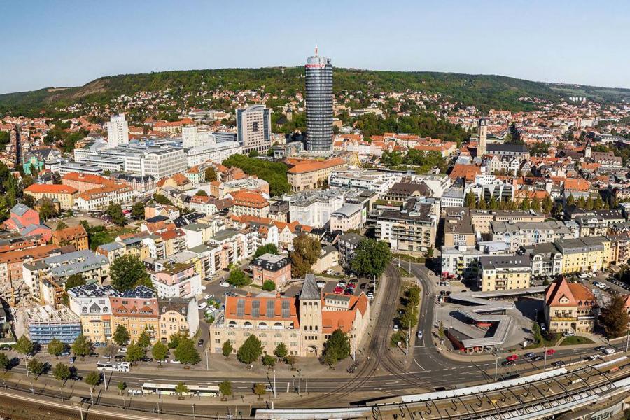 Blick auf die Stadt Jena