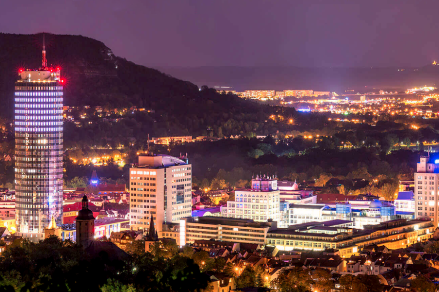 Jena bei Nacht