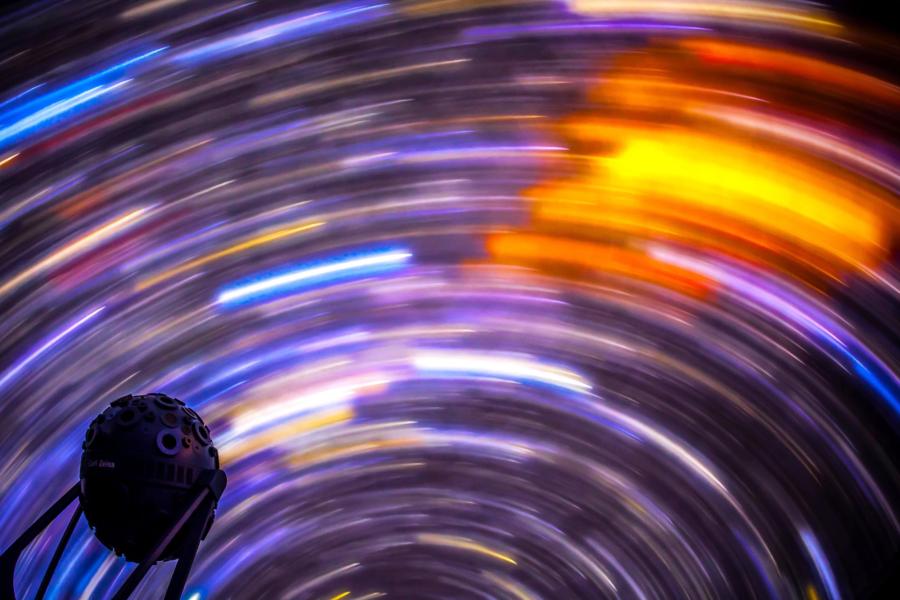 Ein Blick in das Planetarium