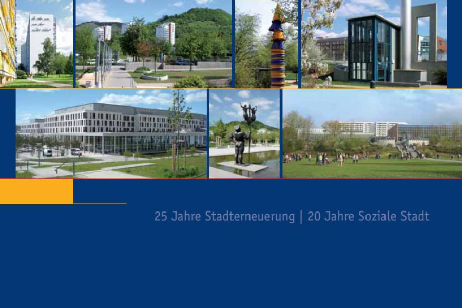 Cover der Broschüre mit Bildern von Lobeda