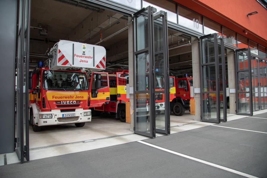 Einsatzwagen de Feuerwehr