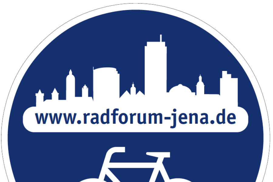 Ein Schild mit einem Fahrrad