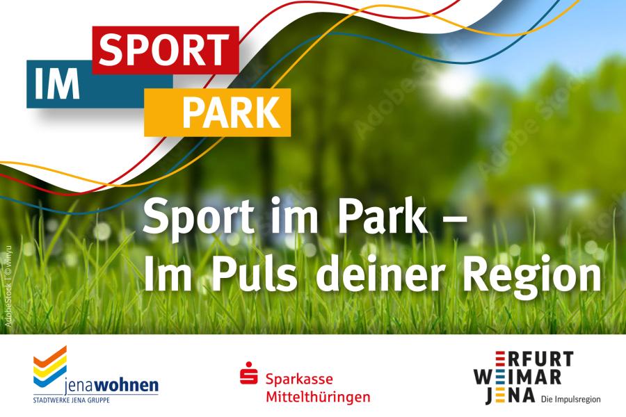 Postkarte Sport im Park