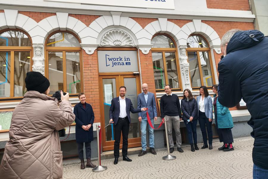 Eröffnung des Welcome Center Jena