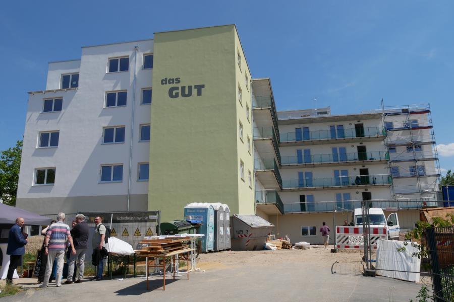 Tag der offenen Baustelle am Teilhabezentrum "Gut Miteinander" in Lobeda Ost