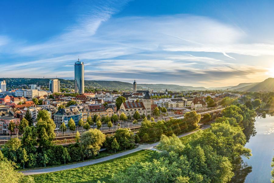 Panoramabild von Jena