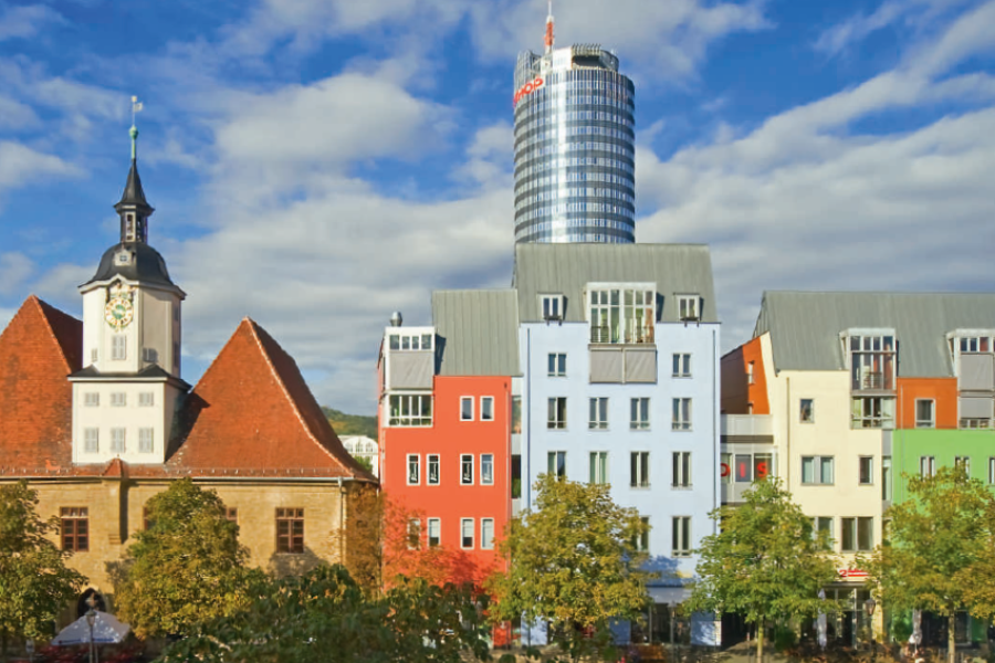 Ein Heft mit dem Jenaer Markt als Titelmotiv