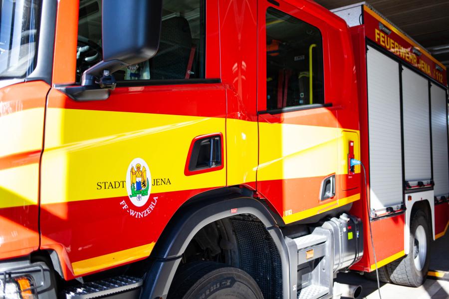 Feuerwehrauto der Berufsfeuerwehr Jena