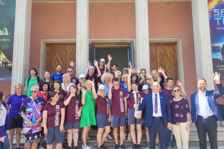 Lettische Delegation mit Herrn Nitzsche