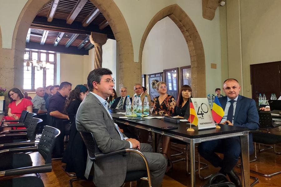 Delegation aus Lugoj zu Gast in Jena und dem Stadtrat am 28.6.2023