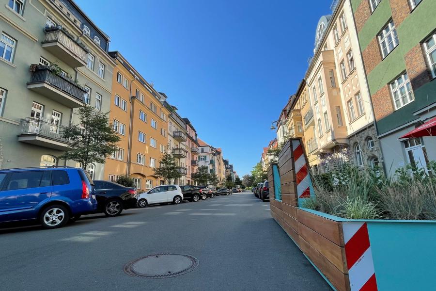 Blick in die Sophienstraße