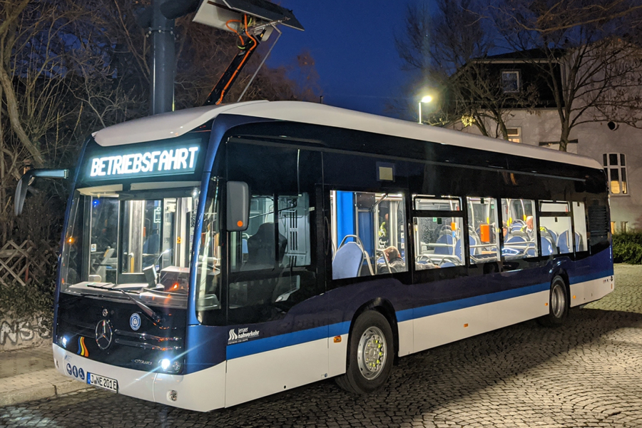 Bus des Jenaer Nahverkehrs