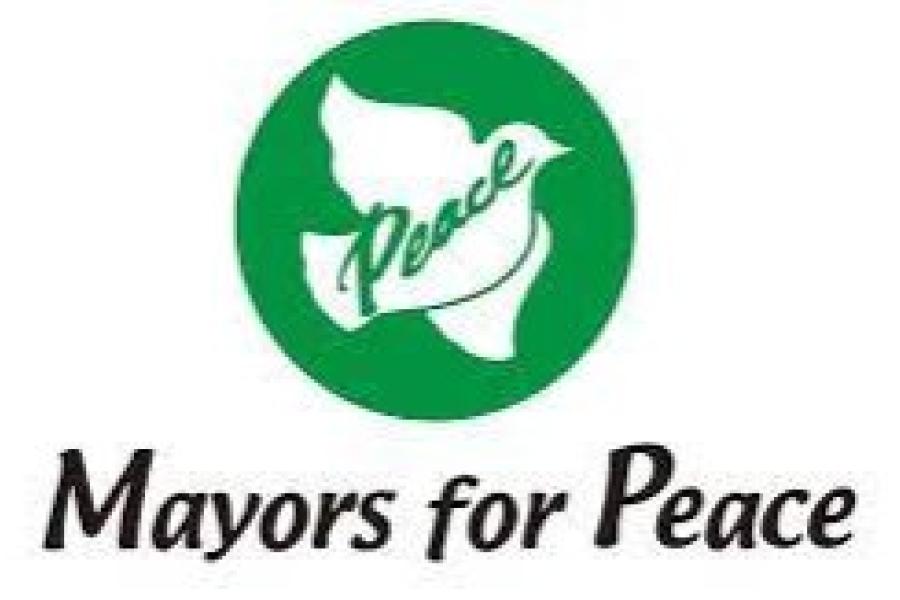 Flagge Mayors for Peace