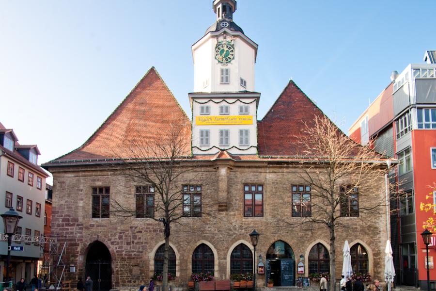 Das historische Rathaus in Jena