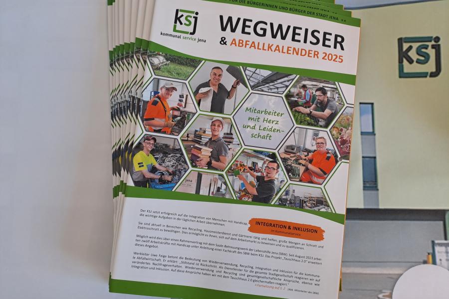 Stapel Broschüren
