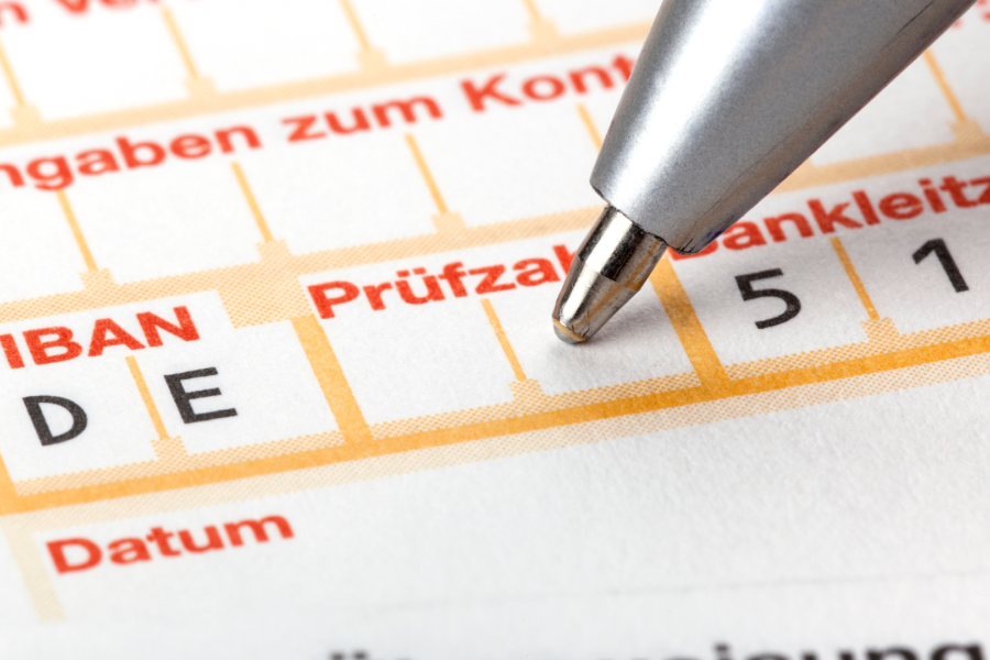 Sepa Überweisungsschein