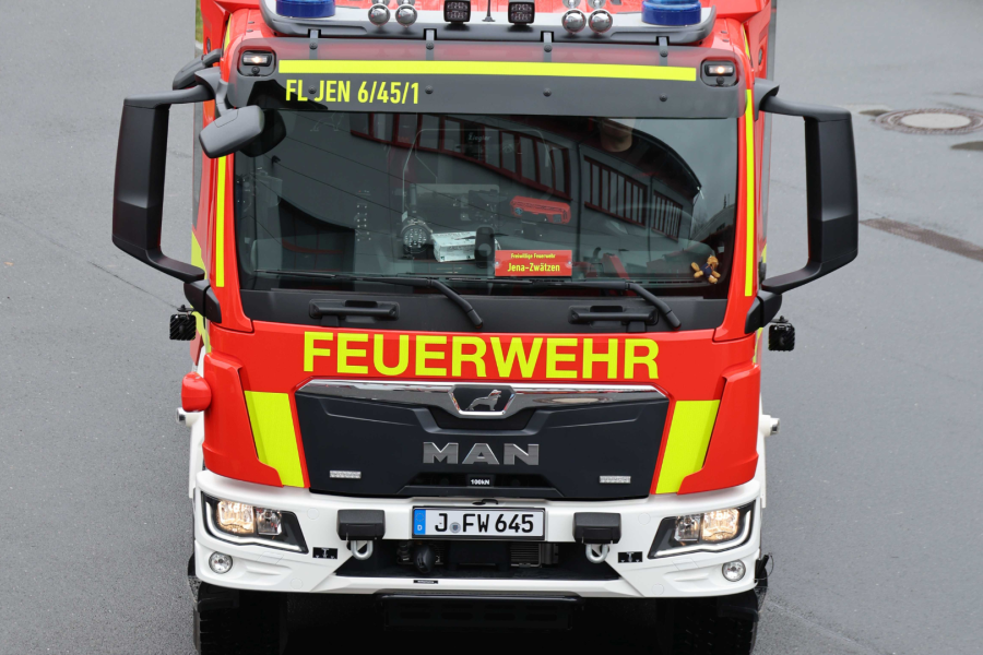 Feuerwehrauto von vorne