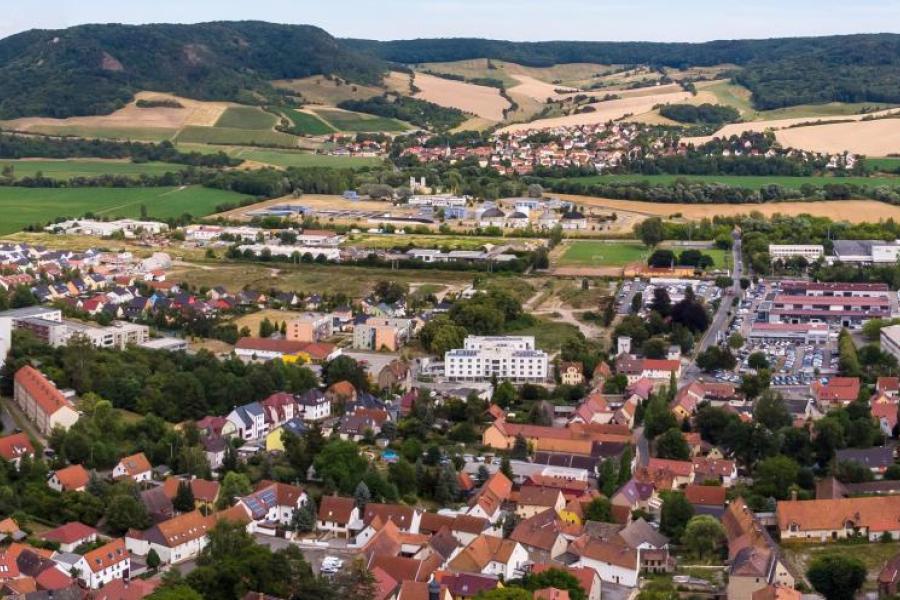 Blick auf den Ortsteil Zwätzen