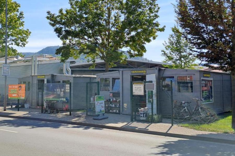 Haus auf dem Gelände des Kommunalservice Jena