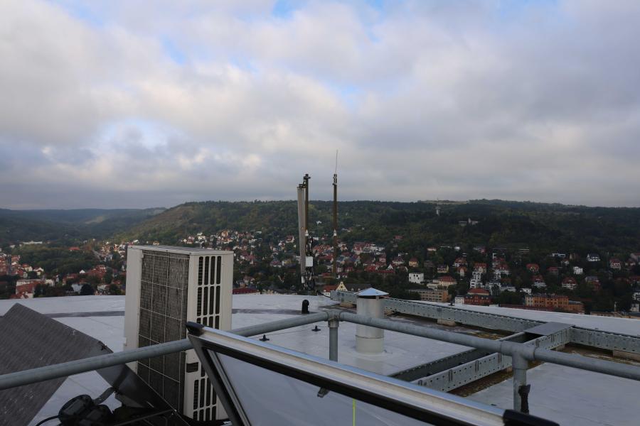 Blick auf Jena vom JenTower