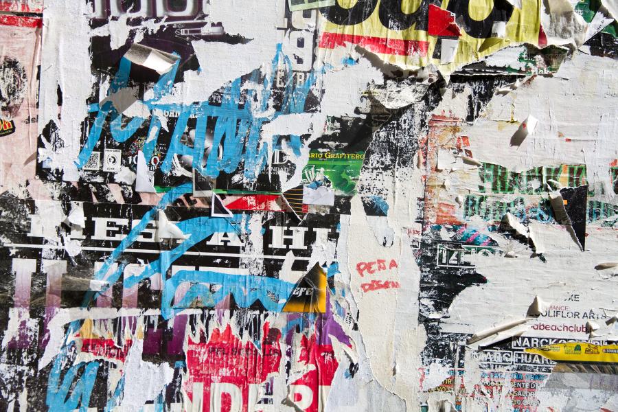 Graffiti an Mauer